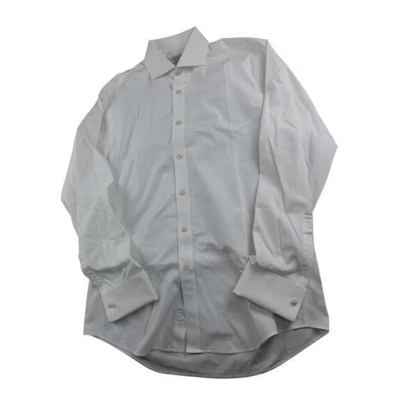 Charles Tyrwhitt Slim Fit Men's 16/35" White Dress Shirt - Picture 2 of 4